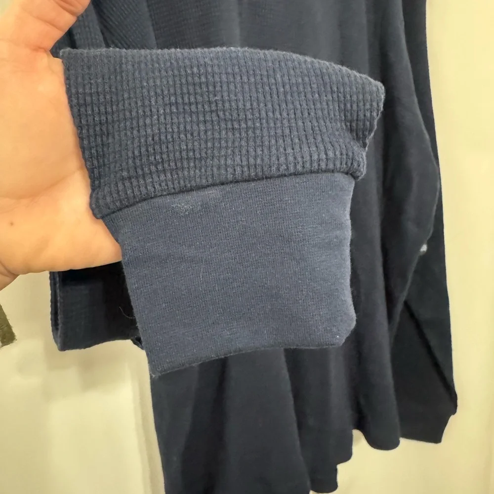 Canyon Guide Outfitters Men's Blue Long Sleeve Henley Thermal Shirt XL